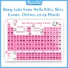 Bảng tuần hoàn Hello Kitty Shin A4 ép plastic từ Trạm Idol Giá 17.639 VND