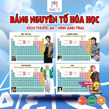 Bảng Tuần Hoàn Hóa Học Quang Hùng, Jsol, Negav, CaptainBoy, Rhyder - Giá chỉ 18.000đ 5