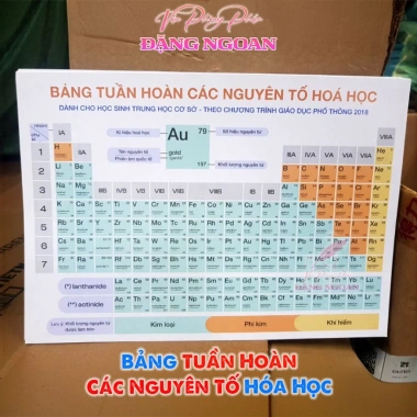 Bảng tuần hoàn nguyên tố hoá học mới nhất giá ưu đãi cho học sinh lớp 8+, còn 15.888 VND 3 Bảng tuần hoàn nguyên tố hoá học mới nhất giá ưu đãi cho học sinh lớp 8+, còn 15.888 VND 3