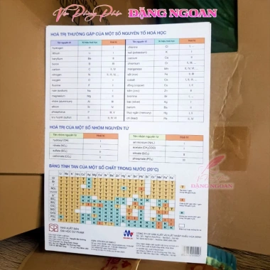 Bảng tuần hoàn nguyên tố hoá học mới nhất giá ưu đãi cho học sinh lớp 8+, còn 15.888 VND