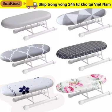 Bảng ủi Mini SUNKISSD - Bàn ủi kim loại gập lại, chịu nhiệt, chỉ 51.500₫