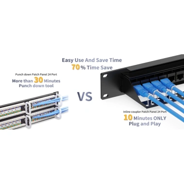 Bảng vá UTP ZoeRax 1U 24 cổng Cat6/5E/5 RJ45 19 inch, nắp sau tháo rời, hỗ trợ 24 cáp mạng chèn - Giá chỉ 272.140₫ 6 Bảng vá UTP ZoeRax 1U 24 cổng Cat6/5E/5 RJ45 19 inch, nắp sau tháo rời, hỗ trợ 24 cáp mạng chèn - Giá chỉ 272.140₫ 6