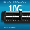 Bảng vá ZoeRax 48 cổng Cat6 10G UTP 19 inch Wallmount Rackmount 2U - Hiệu năng Ethernet cao, giá 1.056.000₫ 4