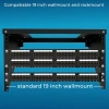 Bảng vá ZoeRax 48 cổng Cat6 10G UTP 19 inch Wallmount Rackmount 2U - Hiệu năng Ethernet cao, giá 1.056.000₫ 6