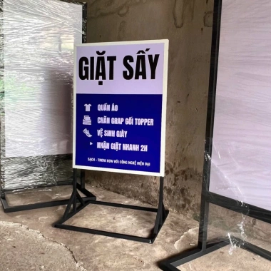 Bảng Vẫy Để Đường 60x80 in Bạt 2 mặt, Bảng Vòm, Tròn Vuông, Đèn, Giá chỉ 360.000 9