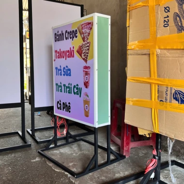 Bảng Vẫy Để Đường 60x80 in Bạt 2 mặt, Bảng Vòm, Tròn Vuông, Đèn, Giá chỉ 360.000 10