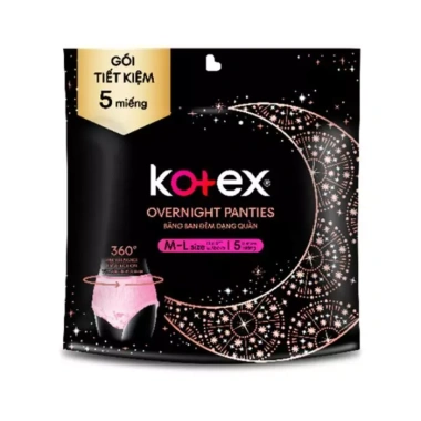 Băng Vệ Sinh Ban Đêm Kotex Overnight Panties Cỡ M/L 5 Miếng Giá 275.000 VNĐ 2 Băng Vệ Sinh Ban Đêm Kotex Overnight Panties Cỡ M/L 5 Miếng Giá 275.000 VNĐ 2