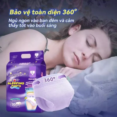 Băng vệ sinh dạng quần Misecr siêu mỏng 30 miếng, thấm hút tốt, thoải mái, giá 135.000₫ 9 Băng vệ sinh dạng quần Misecr siêu mỏng 30 miếng, thấm hút tốt, thoải mái, giá 135.000₫ 9