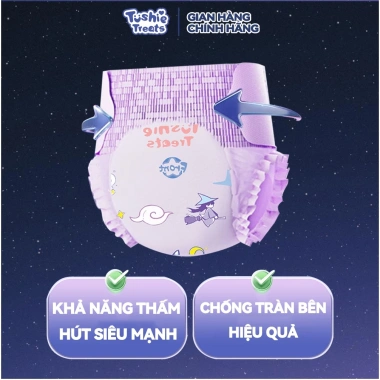 Băng vệ sinh dạng quần Tushie Treats SET 50 miếng, đóng gói riêng lẻ, size M-L-XL-2XL (40-98kg) - Giá ưu đãi 397.000₫ 6