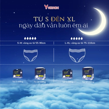 Băng vệ sinh dạng quần Yeonchi Hàn Quốc siêu mỏng, siêu mềm, thấm hút nhanh, bảo vệ 360 ngày đêm - 36.000 VND 6