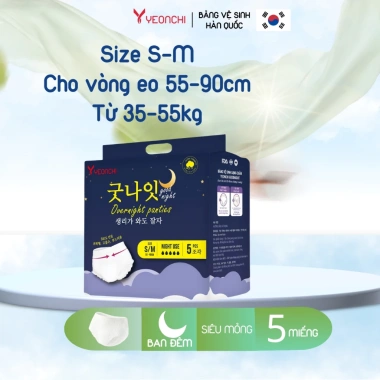Băng vệ sinh dạng quần Yeonchi Hàn Quốc siêu mỏng, siêu mềm, thấm hút nhanh, bảo vệ 360 ngày đêm - 36.000 VND 9