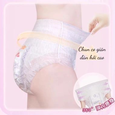 Băng vệ sinh dạng quần YISHU 20 túi size S‑M/L‑XL, dùng 1 lần, mềm mại, thấm hút, tiện lợi – 35.000₫