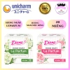 Băng vệ sinh Diana hằng ngày Le Parfum 20m - mộc hồng Anh Quốc và nhài Ả Rập, quyến rũ, thanh khiết, giá 25k