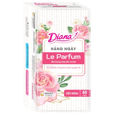 Băng vệ sinh Diana Le Parfum 6 gói 40 miếng – Hương nhài Ả Rập, mộc hồng Anh Quốc, giảm còn 208.000₫ 4 Băng vệ sinh Diana Le Parfum 6 gói 40 miếng – Hương nhài Ả Rập, mộc hồng Anh Quốc, giảm còn 208.000₫ 4