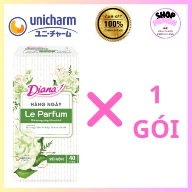 Băng vệ sinh Diana Le Parfum hương hoa nhài 40 miếng - Giá chỉ 39.000 VNĐ
