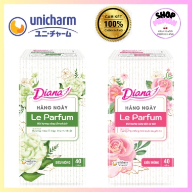 Băng vệ sinh Diana Le Parfum hương hoa nhài 40 miếng - Giá chỉ 39.000 VNĐ 4 Băng vệ sinh Diana Le Parfum hương hoa nhài 40 miếng - Giá chỉ 39.000 VNĐ 4