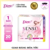 Băng vệ sinh DIANA Sensi siêu mỏng cánh 20 miếng Siêu thoáng không trượt 54.000₫
