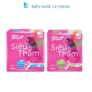 Băng vệ sinh Diana siêu thấm siêu mỏng 8 miếng cánh/kông cánh - Giá chỉ 31.000đ 2 Băng vệ sinh Diana siêu thấm siêu mỏng 8 miếng cánh/kông cánh - Giá chỉ 31.000đ 2