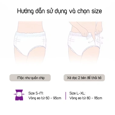 Băng vệ sinh nữ dạng quần Yeonchi Night Safe 20 chiếc 360 độ bảo vệ suốt đêm, giấc ngủ ngon 6