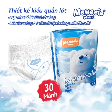 Băng Vệ Sinh Quần Memeiee 30 miếng Quần Vô Hình Siêu Mềm Thấm Hút Tốt Giá Ưu Đãi 103.200 6 Băng Vệ Sinh Quần Memeiee 30 miếng Quần Vô Hình Siêu Mềm Thấm Hút Tốt Giá Ưu Đãi 103.200 6