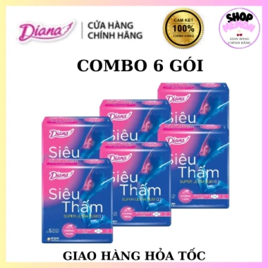 Băng vệ sinh siêu thấm 0.1cm siêu mỏng 8 miếng - Gói 6, giá ưu đãi 142.000đ