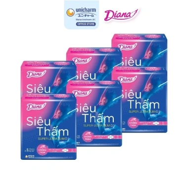Băng vệ sinh siêu thấm 0.1cm siêu mỏng 8 miếng - Gói 6, giá ưu đãi 142.000đ