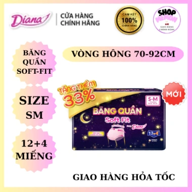 Băng Vệ Sinh Soft Fit Dạng Quần 12+4 miếng S-M Siêu Mỏng 0.3cm Ngủ Ngon Mọi Tư Thế 89k Băng Vệ Sinh Soft Fit Dạng Quần 12+4 miếng S-M Siêu Mỏng 0.3cm Ngủ Ngon Mọi Tư Thế 89k