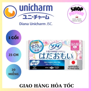 Băng vệ sinh SOFY COMFOR 23CM gói 20 miếng – Siêu mỏng, thấm nhanh, giá chỉ 86.000₫