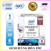 Băng vệ sinh SOFY ORGANIC 100% 23cm gói 8 miếng - Giá 47.000₫, nhẹ nhàng, không kích ứng