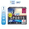 Băng vệ sinh SOFY SPORT 26CM - Gói 19 miếng, Siêu thoáng mát, Giá chỉ 97.000₫ 2