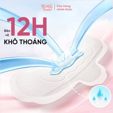 Băng Vệ Sinh Tushie Treats Ban Ngày Ban Đêm Nâng Cấp Siêu Thấm Siêu Mỏng Cánh Chống Tràn 15‑24‑29‑36cm Giá 16.000đ 4 Băng Vệ Sinh Tushie Treats Ban Ngày Ban Đêm Nâng Cấp Siêu Thấm Siêu Mỏng Cánh Chống Tràn 15‑24‑29‑36cm Giá 16.000đ 4