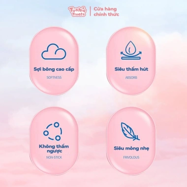 Băng Vệ Sinh Tushie Treats Ban Ngày Ban Đêm Nâng Cấp Siêu Thấm Siêu Mỏng Cánh Chống Tràn 15‑24‑29‑36cm Giá 16.000đ 7 Băng Vệ Sinh Tushie Treats Ban Ngày Ban Đêm Nâng Cấp Siêu Thấm Siêu Mỏng Cánh Chống Tràn 15‑24‑29‑36cm Giá 16.000đ 7