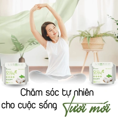 Băng vệ sinh Yeonchi Organic Hàn Quốc, cánh thấm, mỏng 0.1cm - Giá 79.000₫ 8