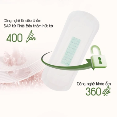 Băng vệ sinh Yeonchi Premium 245mm không cánh ban ngày - Siêu khô thoáng, mỏng nhẹ 1cm, 6 gói - 95.000₫