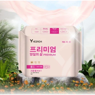 Băng vệ sinh Yeonchi Premium Hàn Quốc siêu mỏng 0.1cm, Ag+ kháng khuẩn, cao cấp 3 Băng vệ sinh Yeonchi Premium Hàn Quốc siêu mỏng 0.1cm, Ag+ kháng khuẩn, cao cấp 3