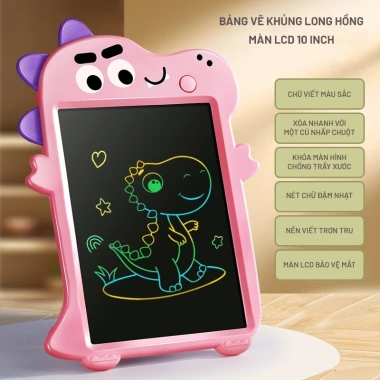 Bảng Vẽ Tự Xóa Điện Tử 3D 8.5/12 inch LCD Đa Sắc Thông Minh Đồ Họa Bút Dạy Học 125k 10
