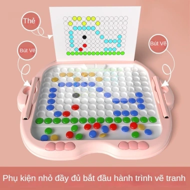 Bảng Vẽ Xếp Hình Nam Châm Đa Màu - Giá Ưu Đãi 119k, Phát Triển Tư Duy Bé