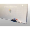 Bảng viết bút lông Hàn Quốc 80x120 cm - Bảng từ trắng, tặng nam châm, bông lau, bút dạ - Giá ưu đãi 568k 9