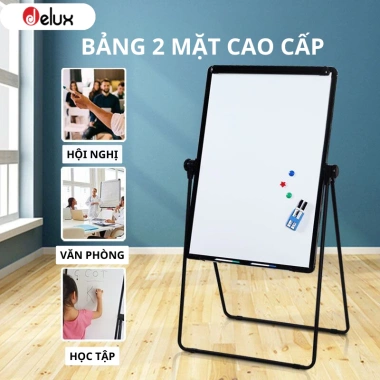 Bảng viết bút lông không dòng kẻ, chân gấp di động, chỉnh chiều cao, giá rẻ 650k
