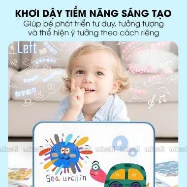 Bảng Viết Bút Lông Micofi Mini - Bảng Trắng Nhỏ Gọn, Phù Hợp Học Sinh và Văn Phòng, Giá 32.000đ 4