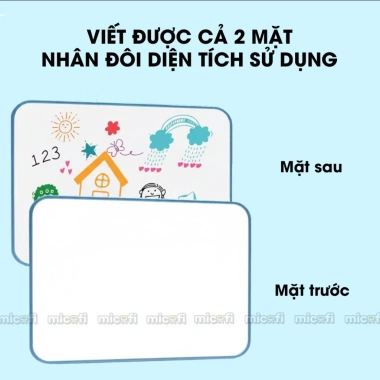 Bảng Viết Bút Lông Micofi Mini - Bảng Trắng Nhỏ Gọn, Phù Hợp Học Sinh và Văn Phòng, Giá 32.000đ 9