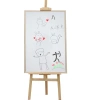 Bảng viết bút lông trắng khung gỗ treo tường decor bàn làm việc - 165.000₫ 4