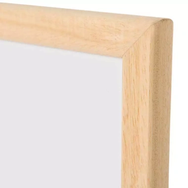 Bảng viết bút lông trắng khung gỗ treo tường decor bàn làm việc - 165.000₫