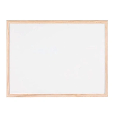 Bảng viết bút lông trắng khung gỗ treo tường decor bàn làm việc - 165.000₫