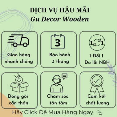 Bảng viết bút lông trắng khung gỗ treo tường decor bàn làm việc - 165.000₫
