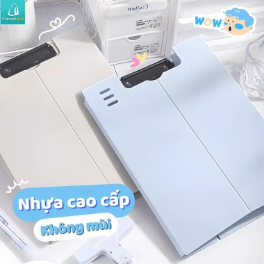 Bảng viết kẹp lưu trữ tài liệu đứng thẳng, chống thấm nước bụi, đựng đồ học tập 31.999₫