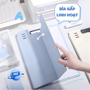 Bảng viết kẹp lưu trữ tài liệu đứng thẳng, chống thấm nước bụi, đựng đồ học tập 31.999₫