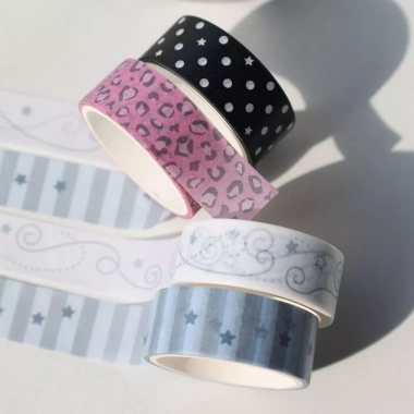 Băng Washi Hàn Quốc Ngọt Ngầu - Ngôi Sao, Kính Mắt, Hoa Báo, Chấm Bi - DIY trang trí 38.900₫ 5 Băng Washi Hàn Quốc Ngọt Ngầu - Ngôi Sao, Kính Mắt, Hoa Báo, Chấm Bi - DIY trang trí 38.900₫ 5