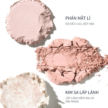 Bảng xếp nếp SHEDELLA Highlighter 4 màu nâng cấp, mềm mại tự nhiên, lâu dài 5.5g 3