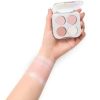 Bảng xếp nếp SHEDELLA Highlighter 4 màu nâng cấp, mềm mại tự nhiên, lâu dài 5.5g 4